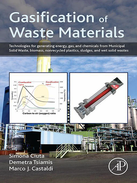 Gasification of Waste Materials: Technologies for Generating Energy, Gas, and Chemicals from Municipal Solid Waste, Biomass, Nonrecycled Plastics, Sludges, and Wet Solid Wastes