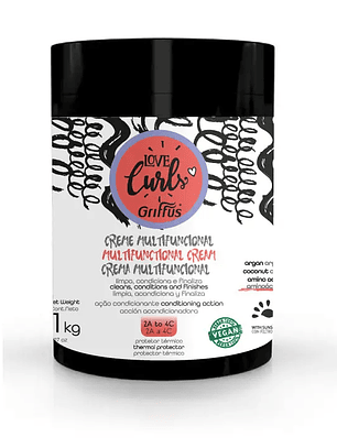 Creme 3x1 Multifuncional (2A–4C) Love Curls 1 kg