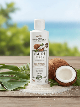 Óleo de Coco Multifuncional (1A–4C) Vou de Coco 100 ml