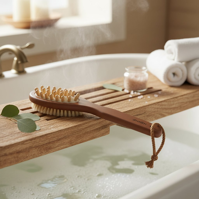 Escova de Banho com Massageador (30 X 7.5 X 5 CM) 2