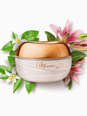 Creme Acetinado Hidratante Desodorante Corporal Lily Lumière 250g