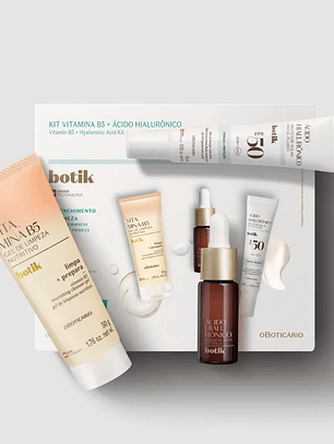 Kit Botik Ácido Hialurônico (3 itens)