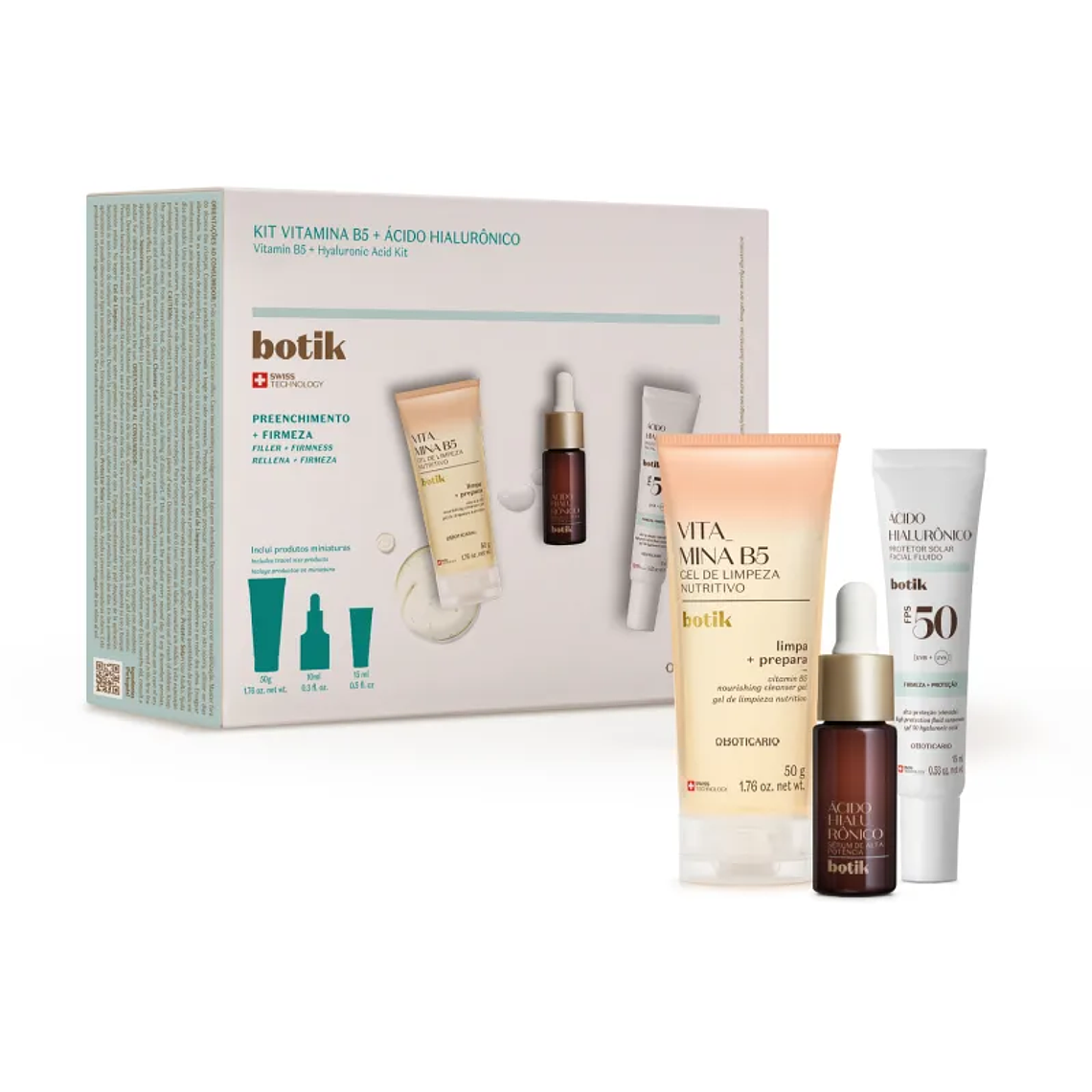 Kit Botik Ácido Hialurônico (3 itens) 1