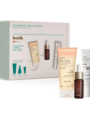 Kit Botik Ácido Hialurônico (3 itens)