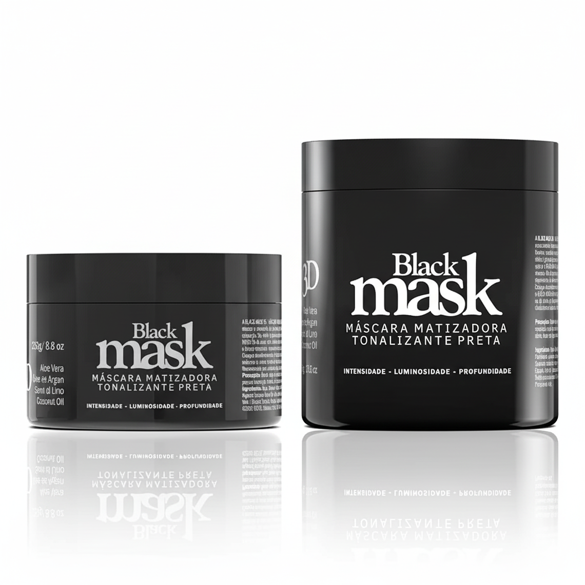 Mascara Tonalizante Preta Profissional - 250gr/500gr 1