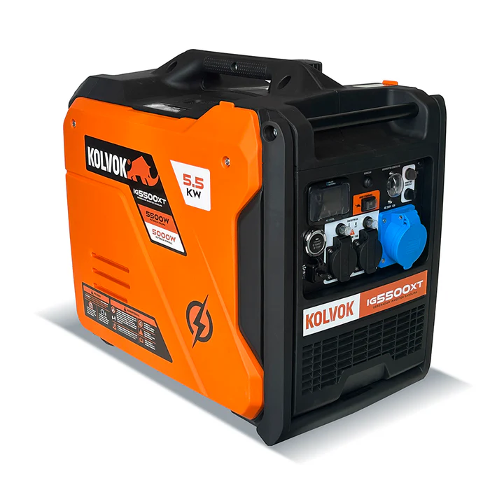 Generador Eléctrico Gasolina Inverter 5.5kVA KOLVOK iG5500XT
