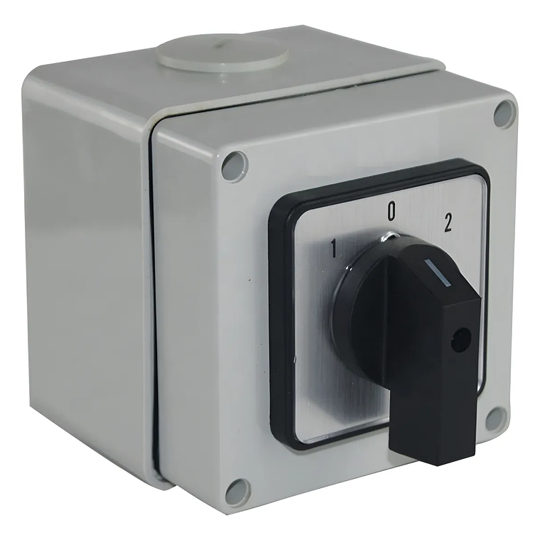 Selector Conmutador 1-0-2 Solar Dc 500v 20a 3p Con Caja Ip66 1