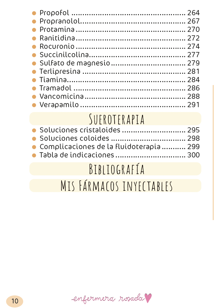 Libreta Fármacos INYECTABLES 6