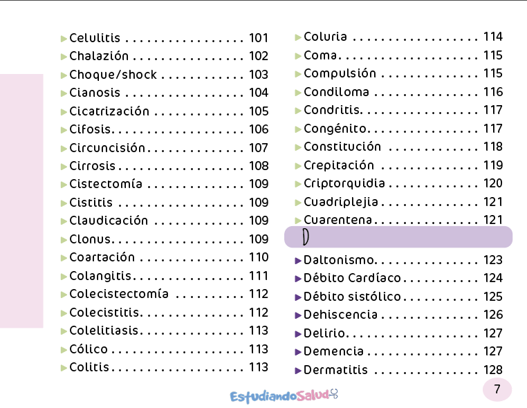 Libreta Diccionario en Salud 6