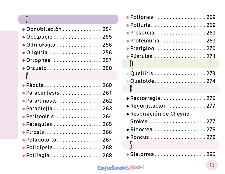 Libreta Diccionario en Salud 12