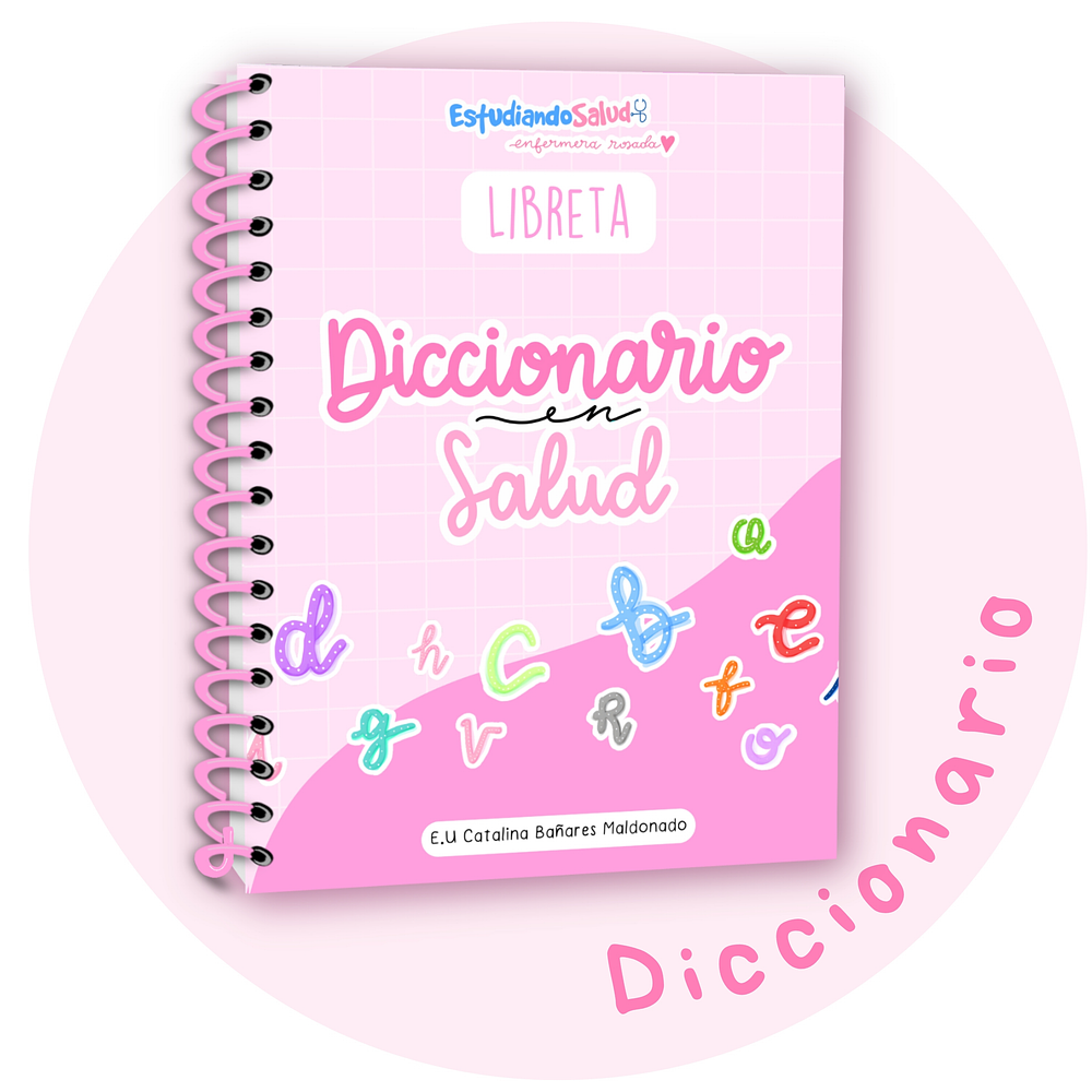 Libreta Diccionario en Salud