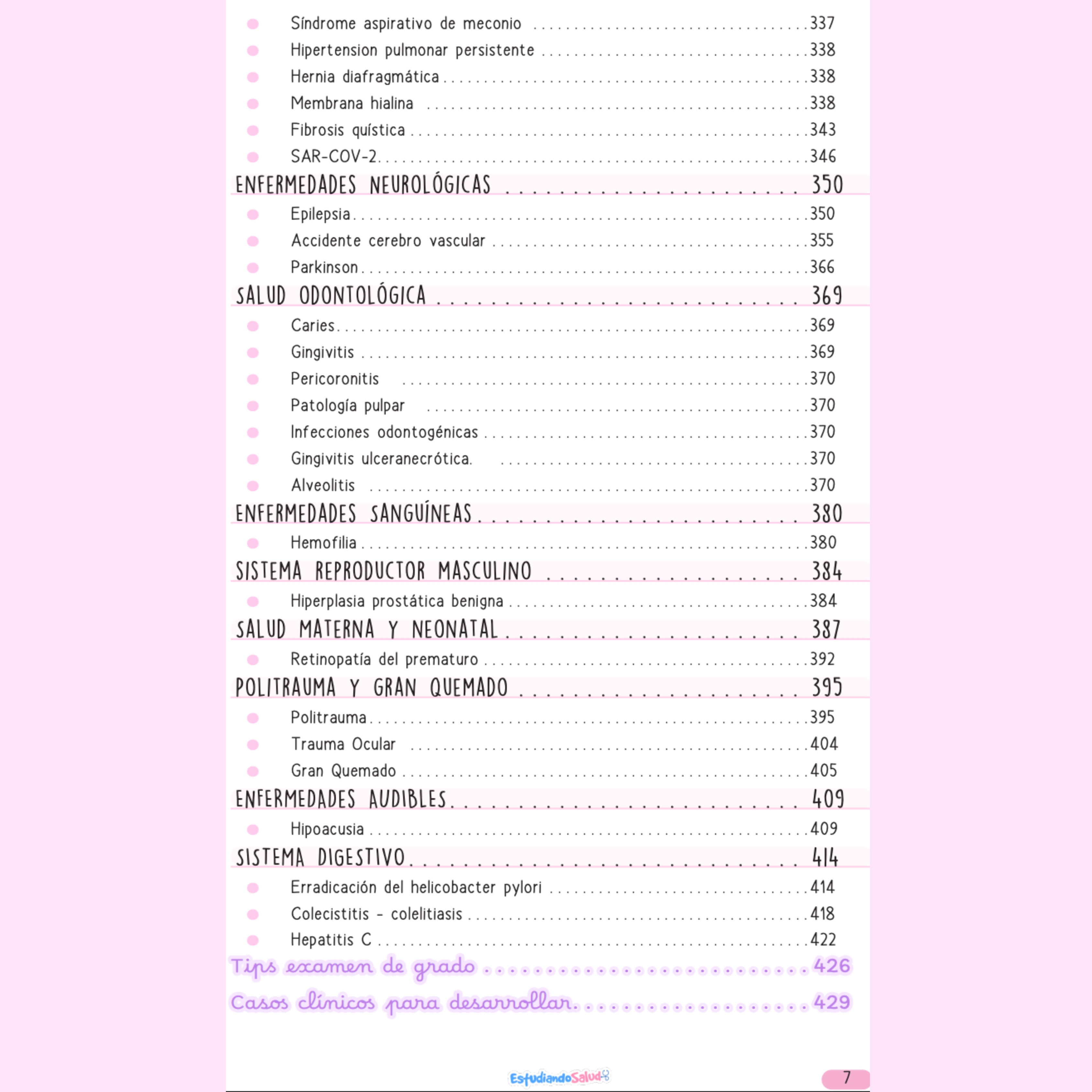 Libreta examen de grado - resúmenes GES  6