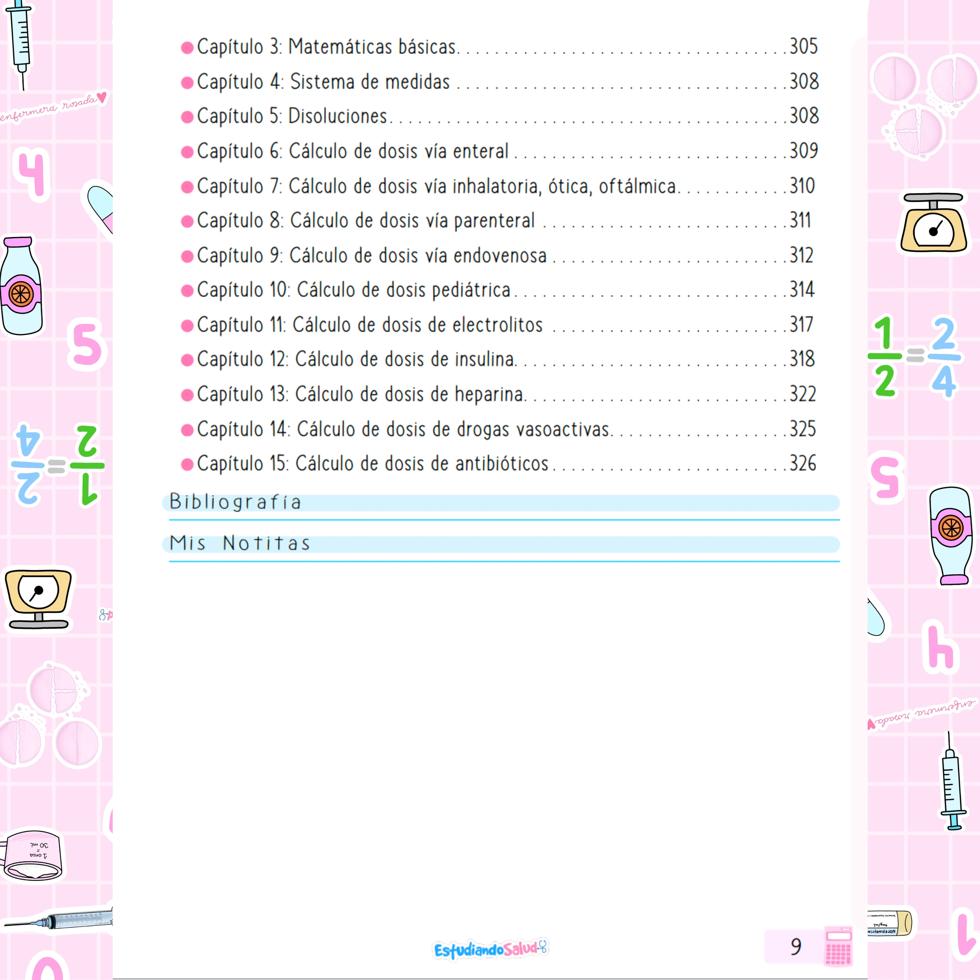 Libreta Calculo de dosis  8