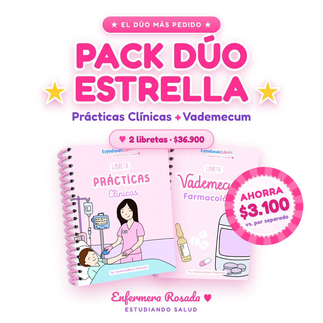 Pack Dúo Estrella — Prácticas Clínicas + Vademecum 1