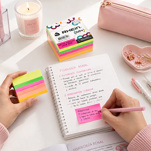 Post-it Rhein — libreta de bolsillo para estudiantes de enfermería | Enfermera Rosada
