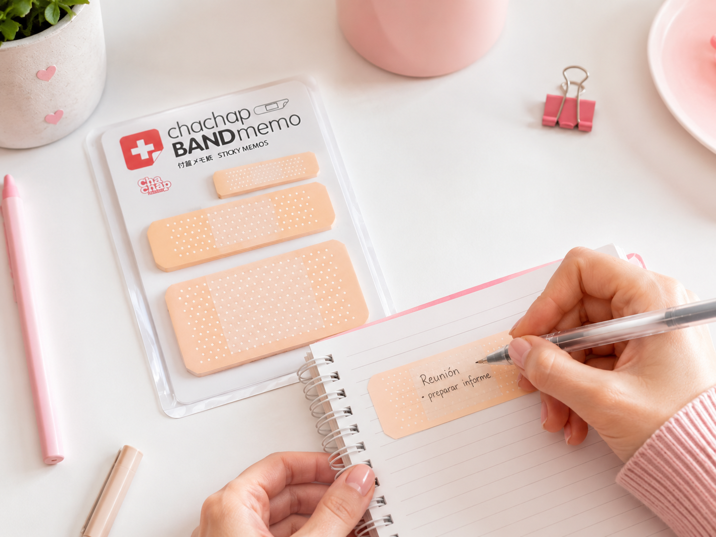 Post-it Diseño Curitas — libreta de bolsillo para estudiantes de enfermería | Enfermera Rosada (1)