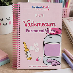 Libreta Vademecum Farmacológico — libreta de bolsillo para estudiantes de enfermería | Enfermera Rosada