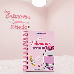 Libreta Vademecum Farmacológico — libreta de bolsillo para estudiantes de enfermería | Enfermera Rosada