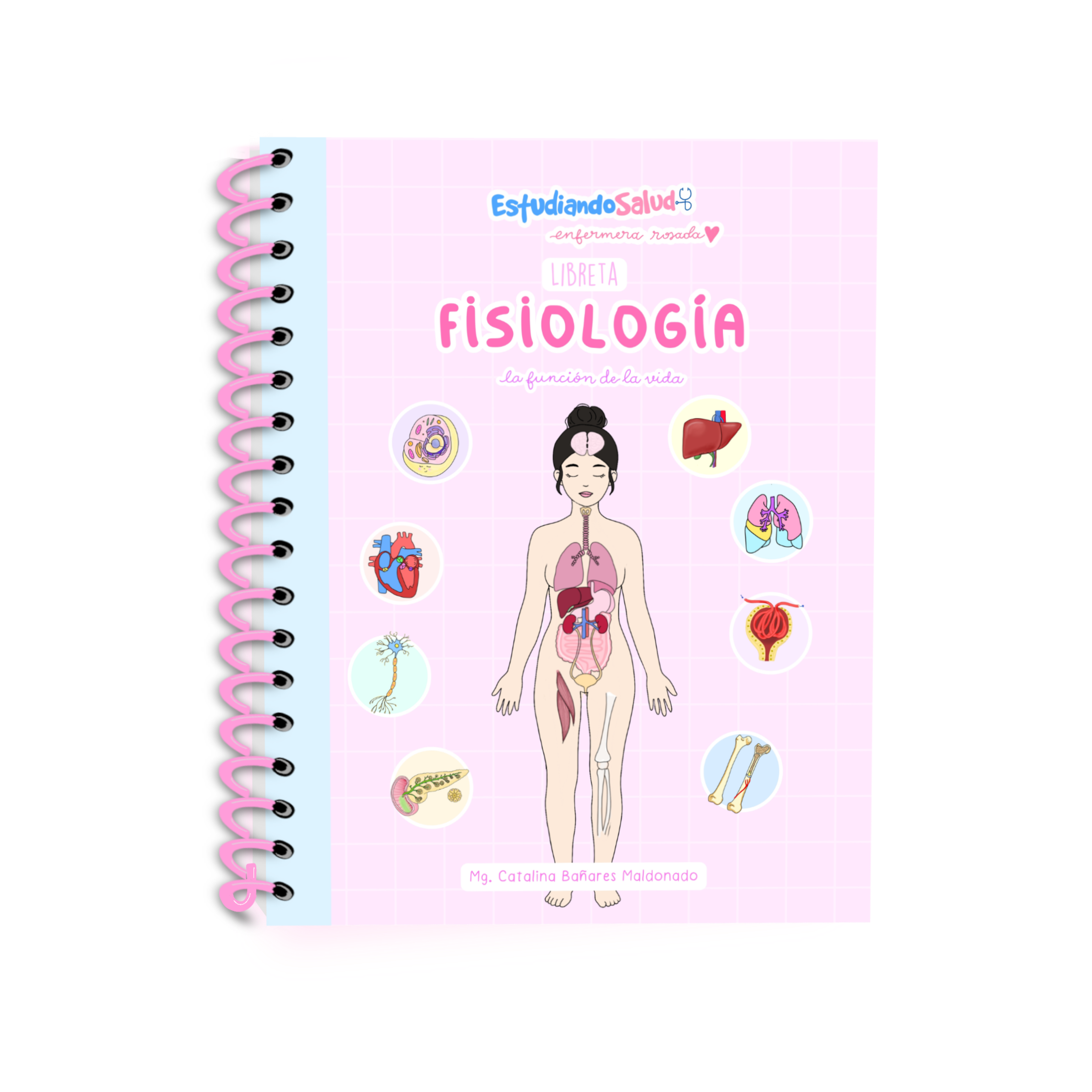 Libreta Fisiología — libreta de bolsillo para estudiantes de enfermería | Enfermera Rosada (1)