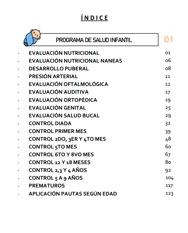 LIBRETA ATENCION PRIMARIA DE SALUD (TODO EL CICLO VITAL)
