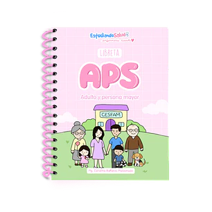 Libreta APS Adulto y Persona Mayor — libreta de bolsillo para estudiantes de enfermería | Enfermera Rosada