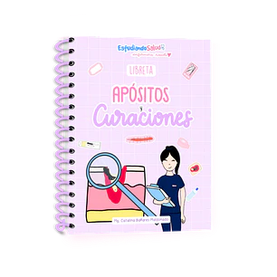 Libreta Apósitos y Curaciones — libreta de bolsillo para estudiantes de enfermería | Enfermera Rosada