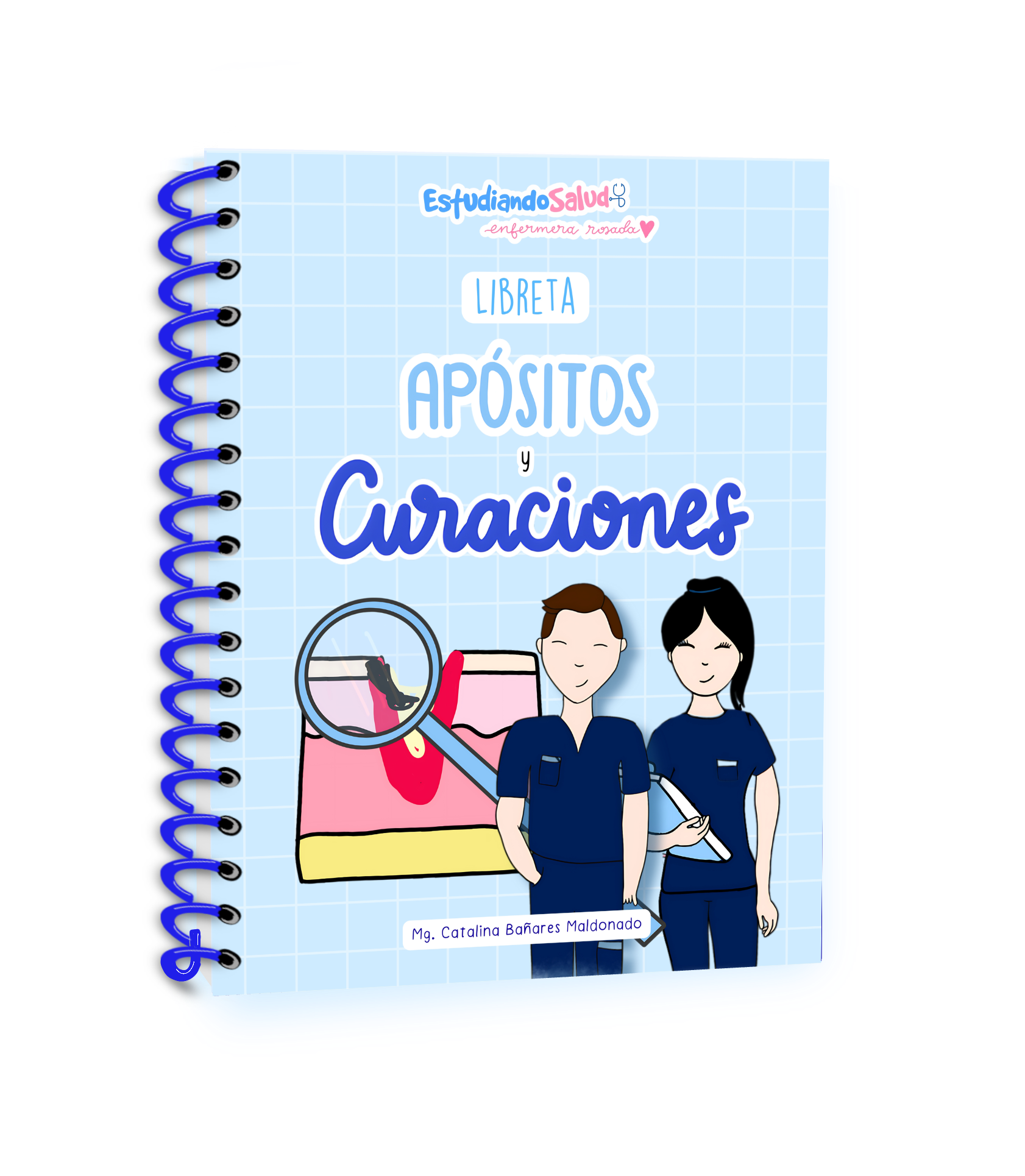 Libreta Apósitos y Curaciones — libreta de bolsillo para estudiantes de enfermería | Enfermera Rosada (2)
