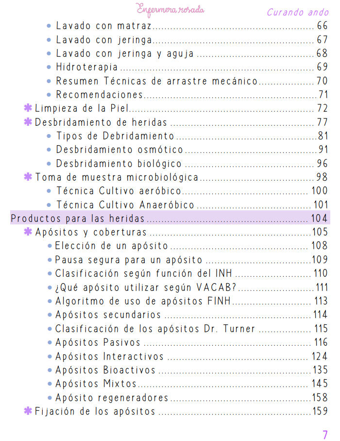 Libreta Apósitos y Curaciones — libreta de bolsillo para estudiantes de enfermería | Enfermera Rosada (4)