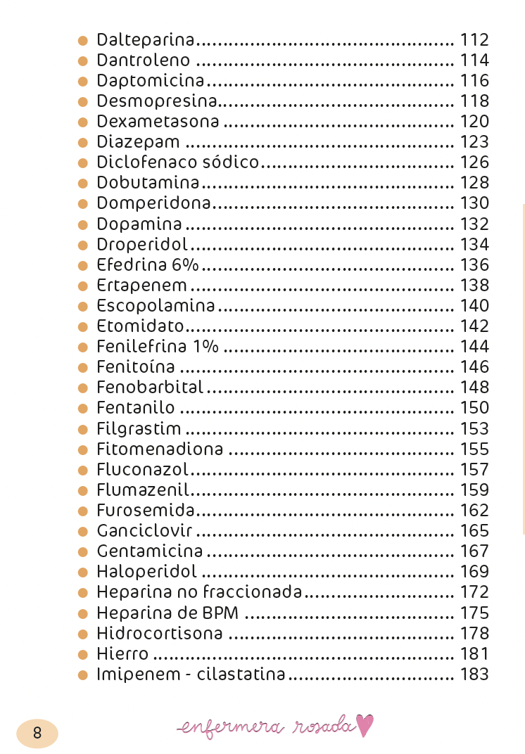 Libreta Fármacos Inyectables y Disoluciones — libreta de bolsillo para estudiantes de enfermería | Enfermera Rosada (4)