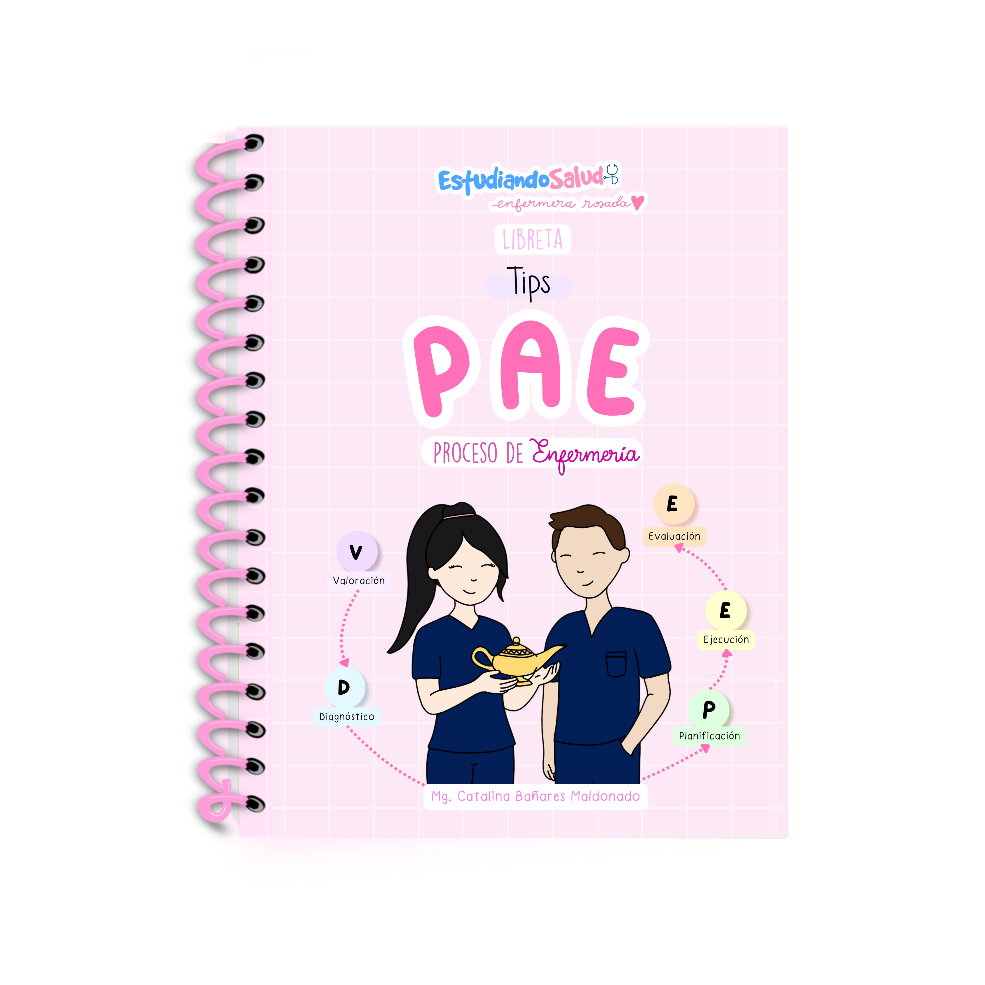 Libreta PAE — libreta de bolsillo para estudiantes de enfermería | Enfermera Rosada (1)