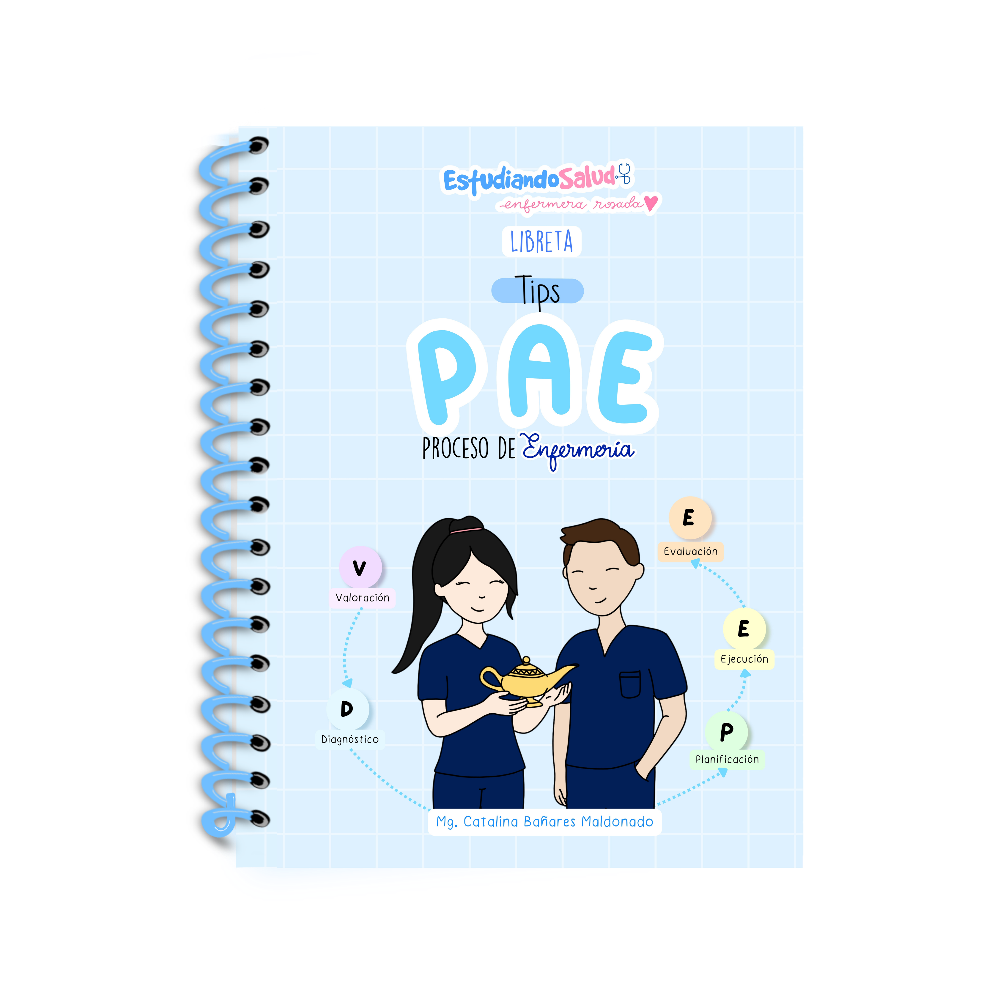 Libreta PAE — libreta de bolsillo para estudiantes de enfermería | Enfermera Rosada (2)