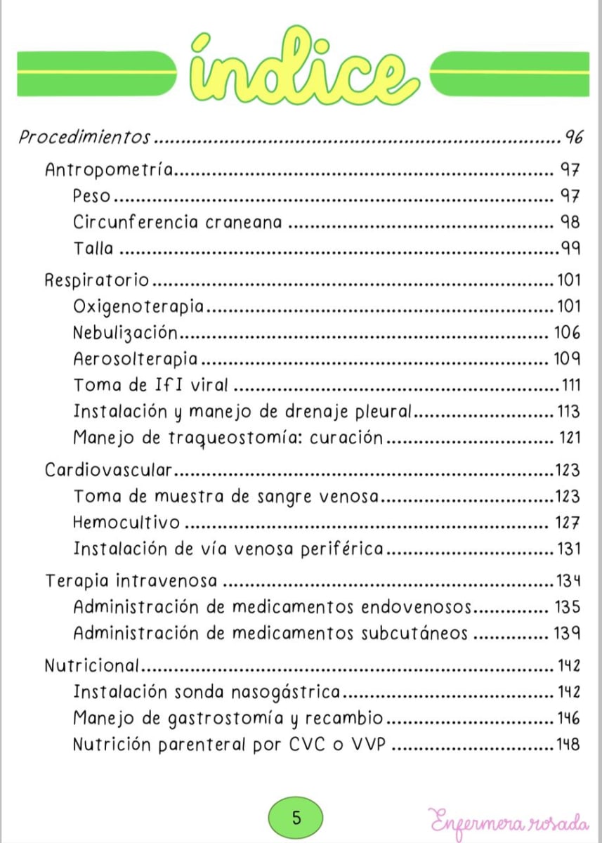 Libreta Pediatría Intrahospitalaria — libreta de bolsillo para estudiantes de enfermería | Enfermera Rosada (4)