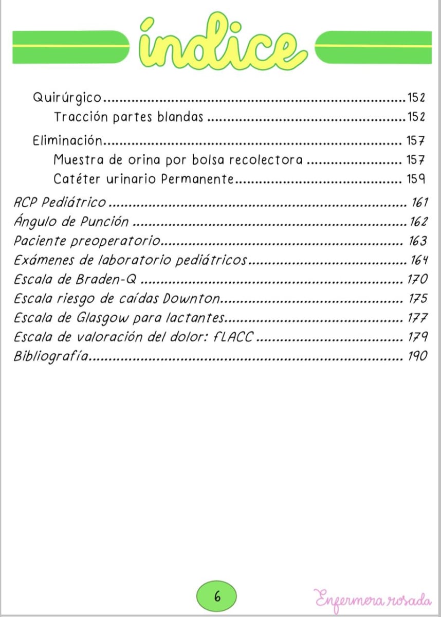 Libreta Pediatría Intrahospitalaria — libreta de bolsillo para estudiantes de enfermería | Enfermera Rosada (5)