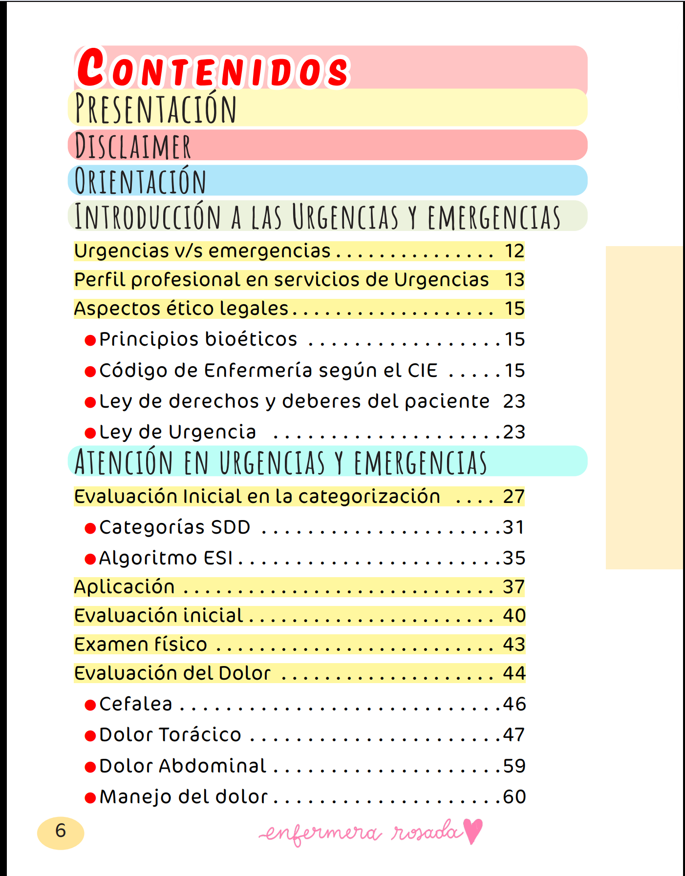 Libreta Urgencias del Adulto — libreta de bolsillo para estudiantes de enfermería | Enfermera Rosada (2)