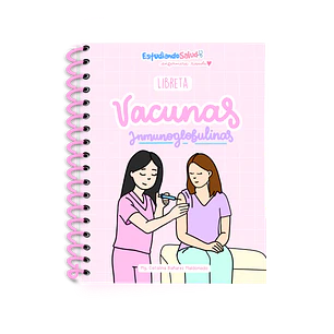Libreta Vacunas e Inmunoglobulinas — libreta de bolsillo para estudiantes de enfermería | Enfermera Rosada