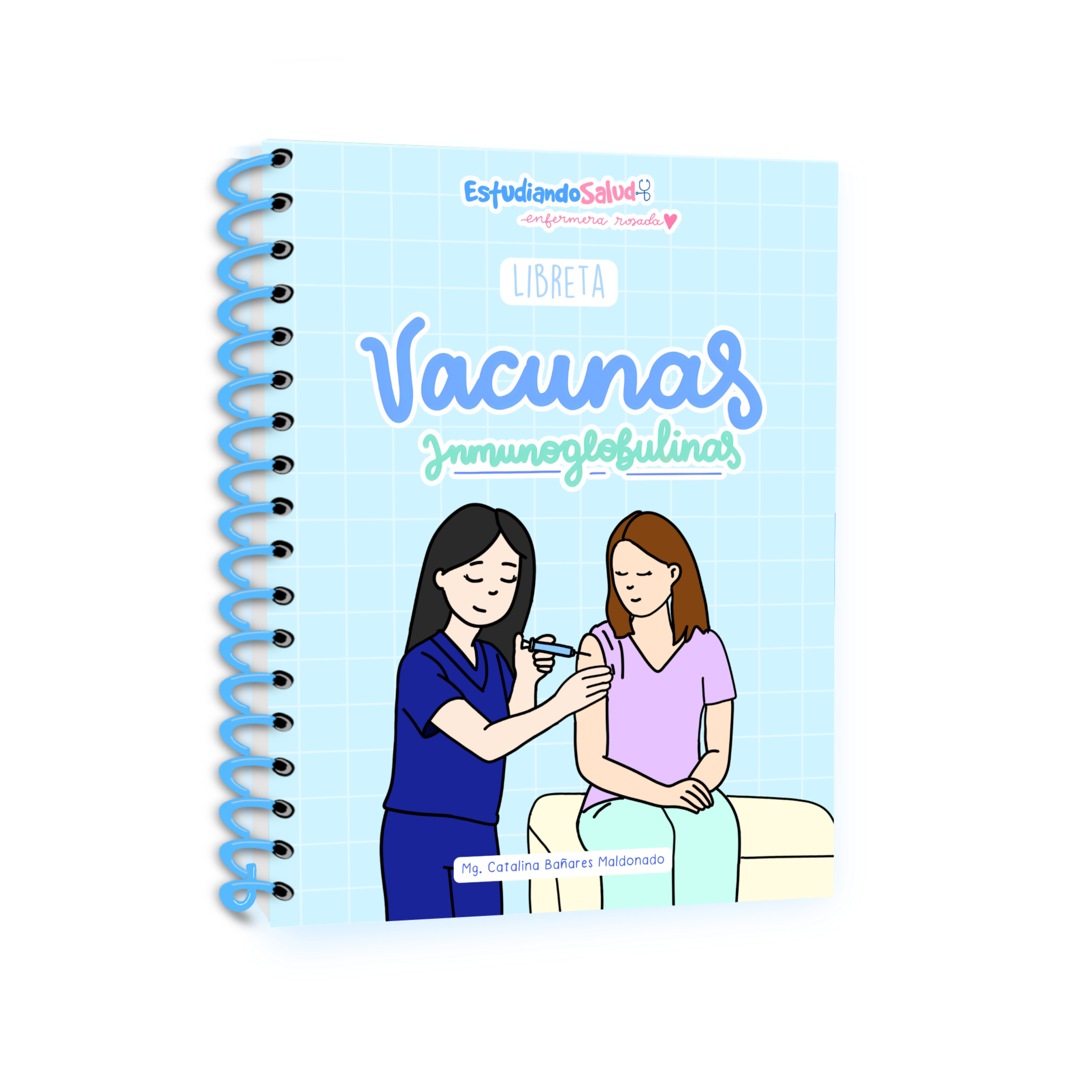 Libreta Vacunas e Inmunoglobulinas — libreta de bolsillo para estudiantes de enfermería | Enfermera Rosada (2)