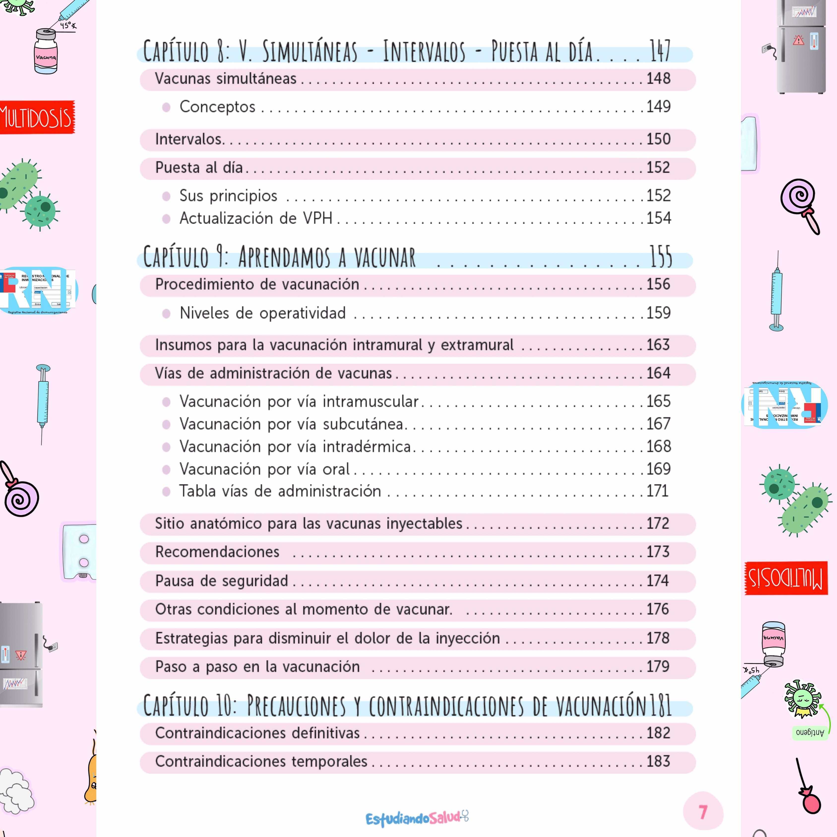 Libreta Vacunas e Inmunoglobulinas — libreta de bolsillo para estudiantes de enfermería | Enfermera Rosada (6)