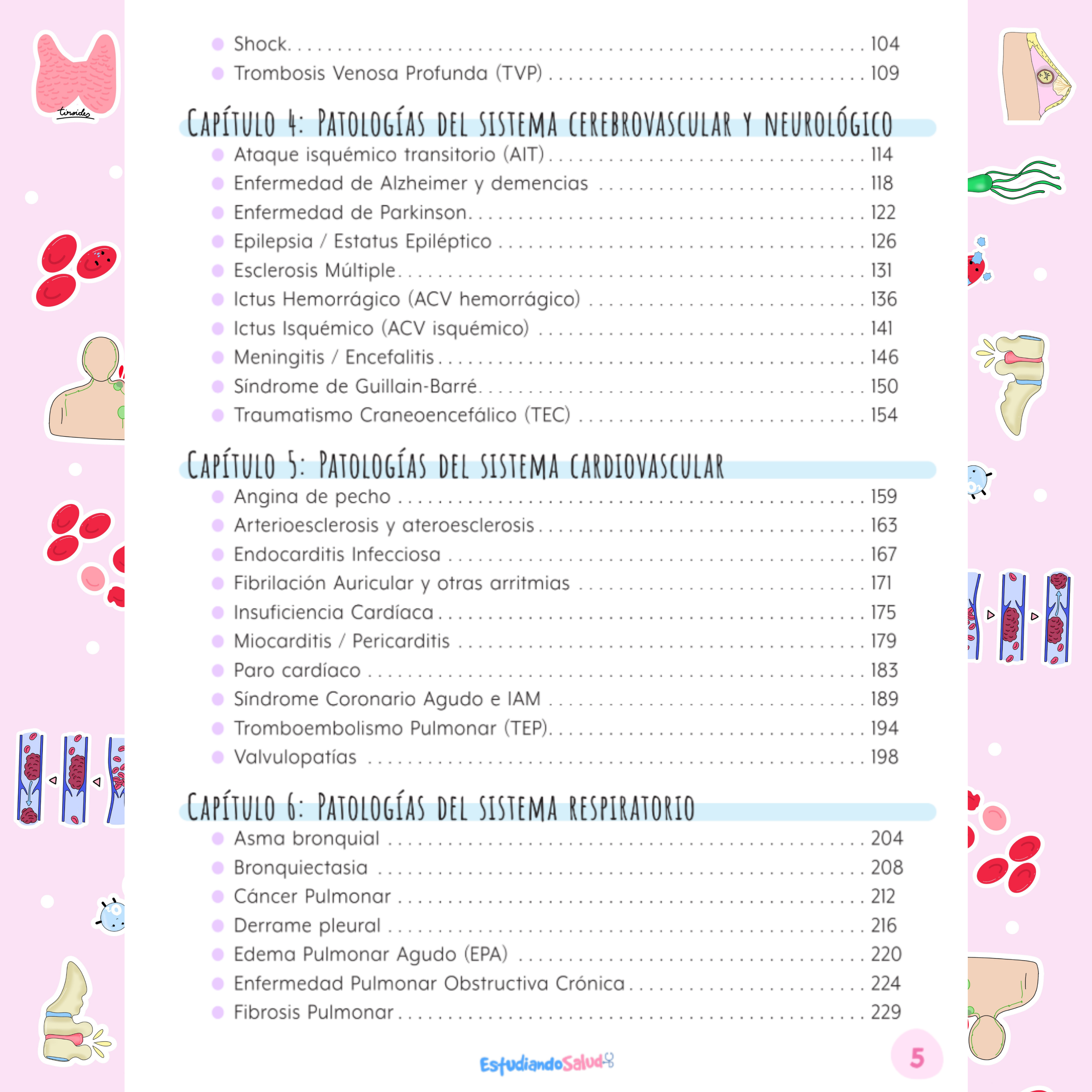 Libreta Patologías Médico-Quirúrgicas — libreta de bolsillo para estudiantes de enfermería | Enfermera Rosada (4)