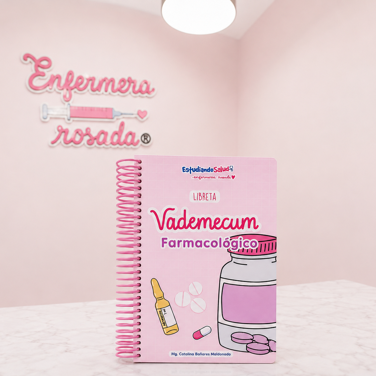Libreta Vademecum Farmacológico — libreta de bolsillo para estudiantes de enfermería | Enfermera Rosada (1)