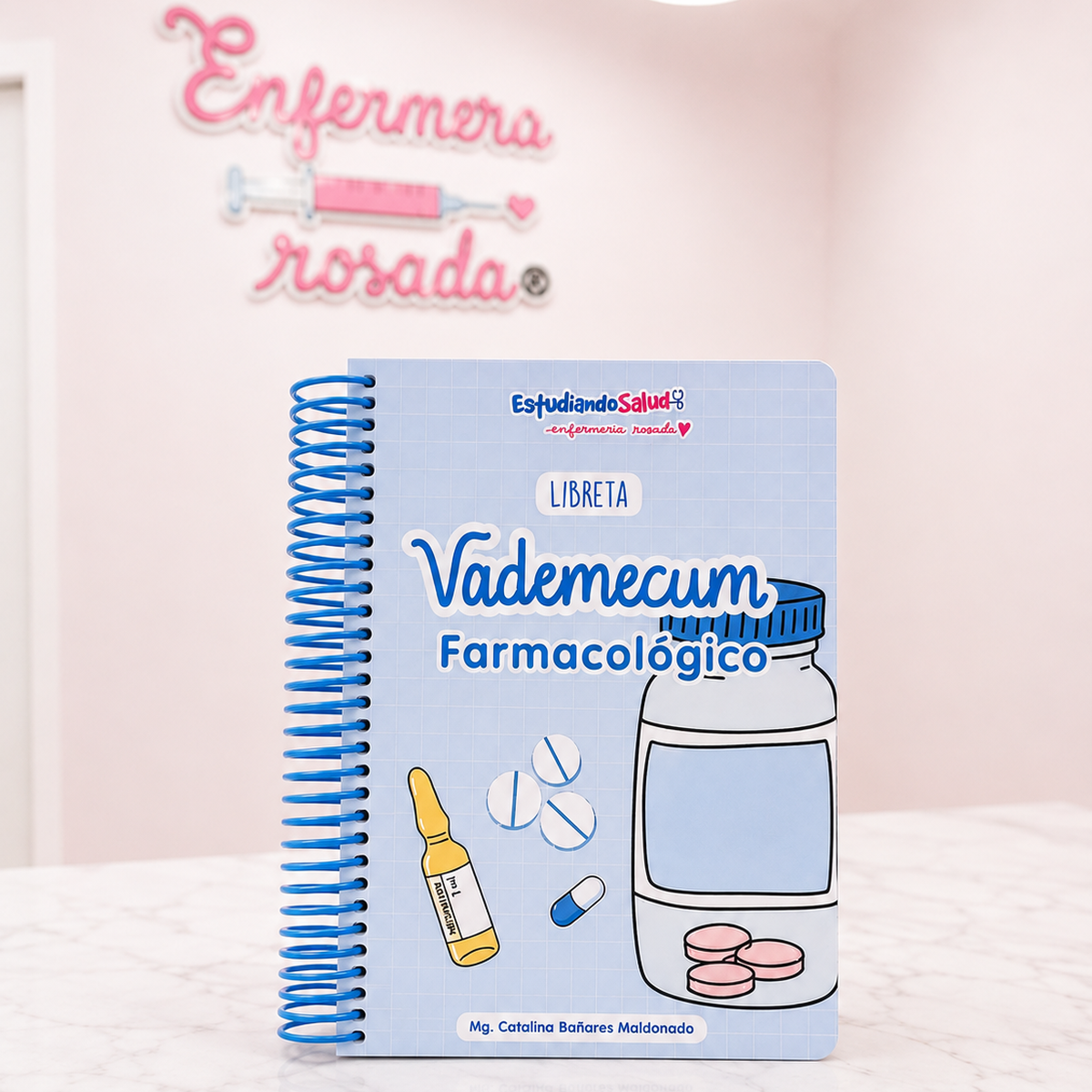 Libreta Vademecum Farmacológico — libreta de bolsillo para estudiantes de enfermería | Enfermera Rosada (2)