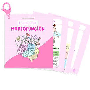 Flashcards Morfofunción — libreta de bolsillo para estudiantes de enfermería | Enfermera Rosada