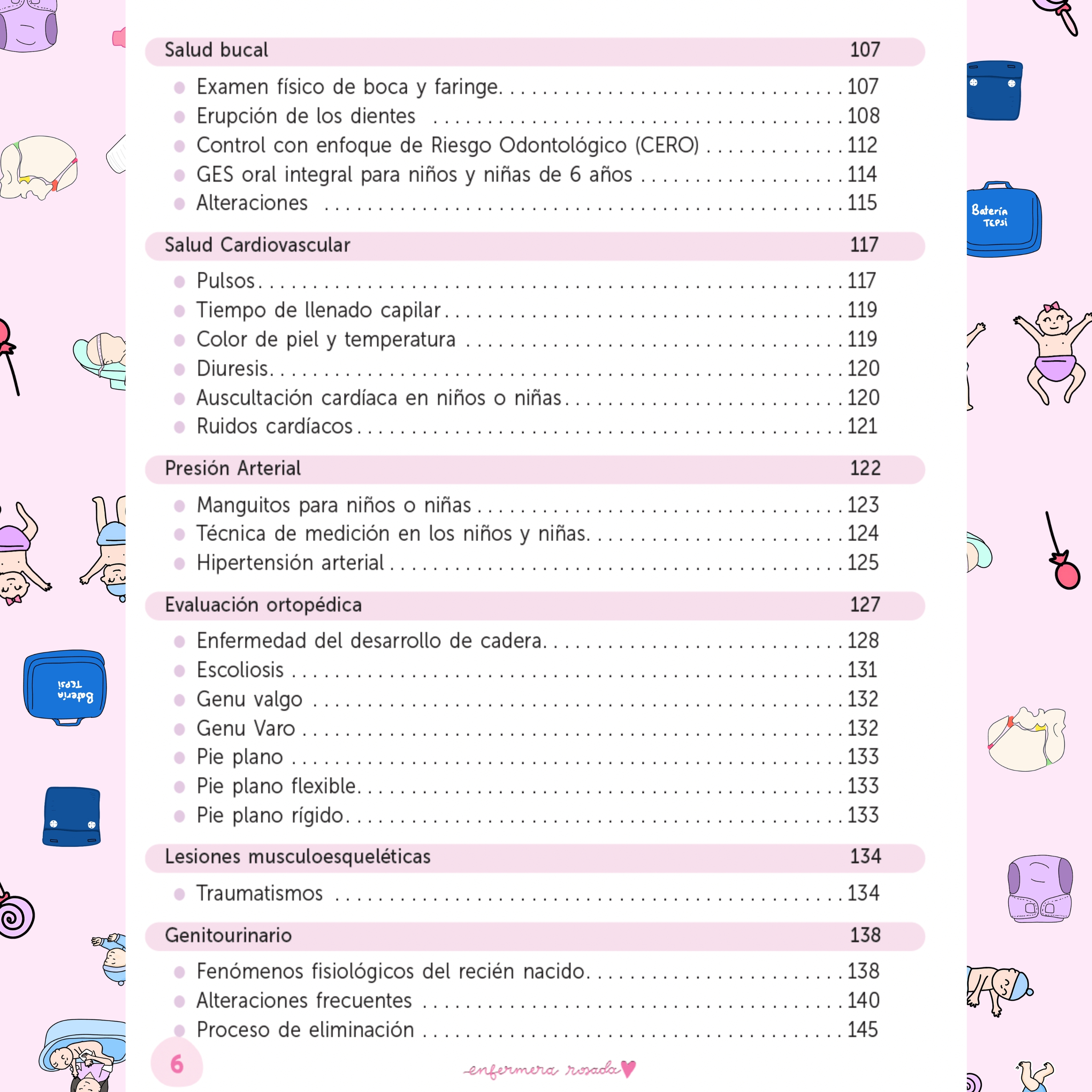 Libreta Pediatría en APS — libreta de bolsillo para estudiantes de enfermería | Enfermera Rosada (5)