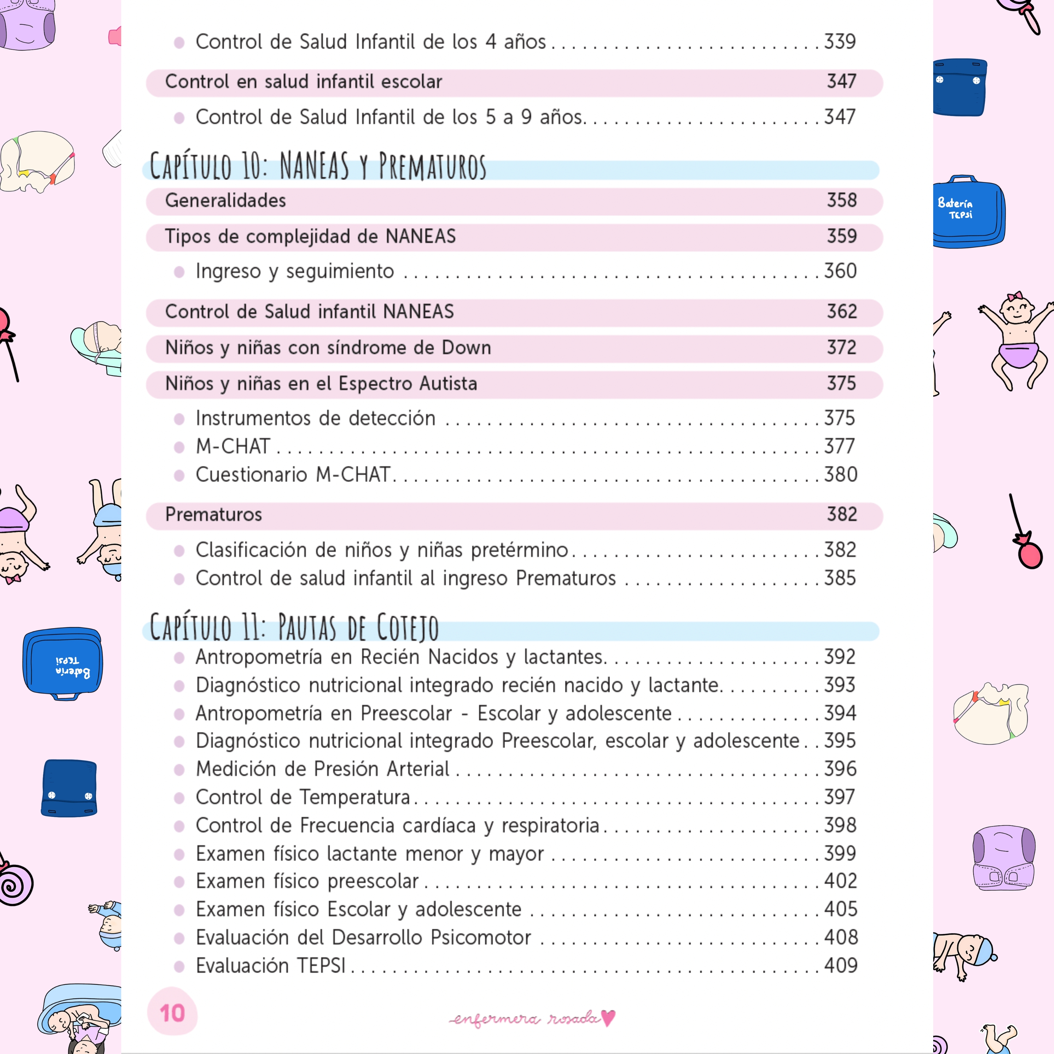 Libreta Pediatría en APS — libreta de bolsillo para estudiantes de enfermería | Enfermera Rosada (9)