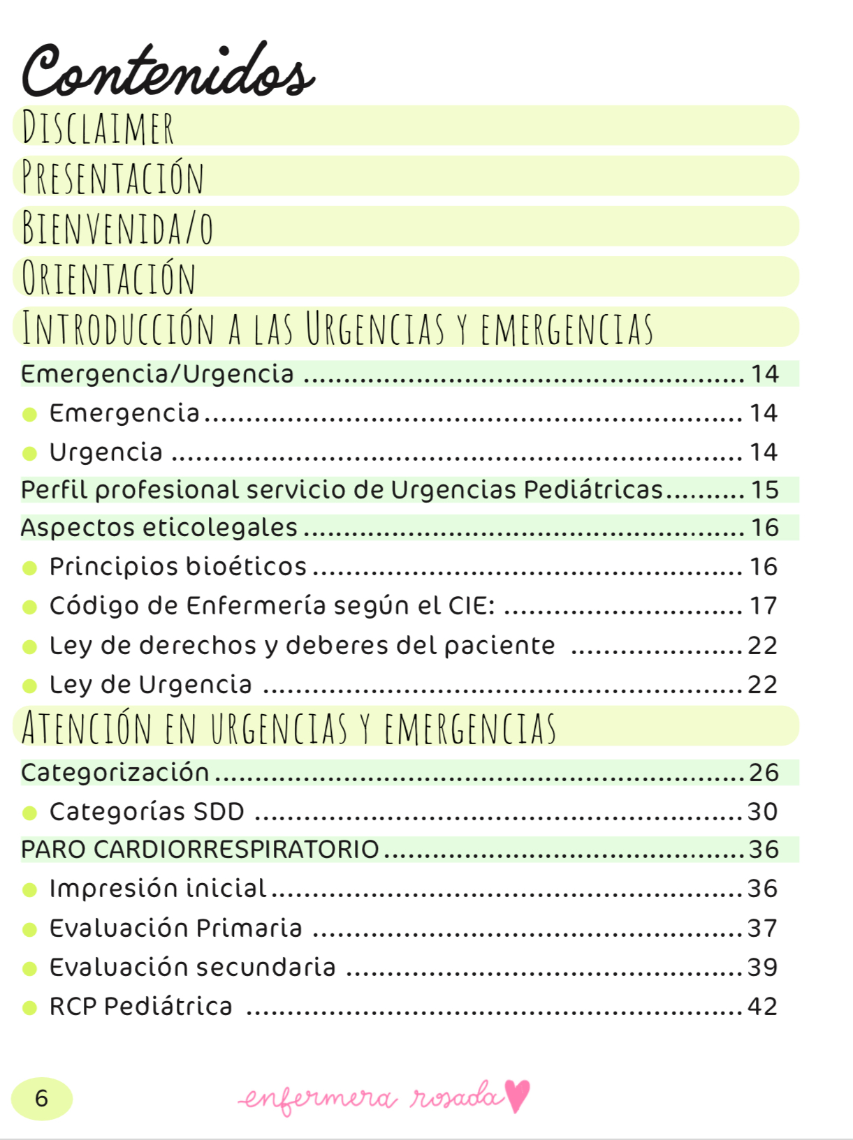Libreta Urgencias Pediátricas — libreta de bolsillo para estudiantes de enfermería | Enfermera Rosada (2)