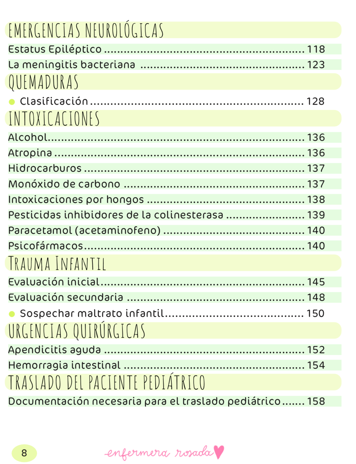 Libreta Urgencias Pediátricas — libreta de bolsillo para estudiantes de enfermería | Enfermera Rosada (4)