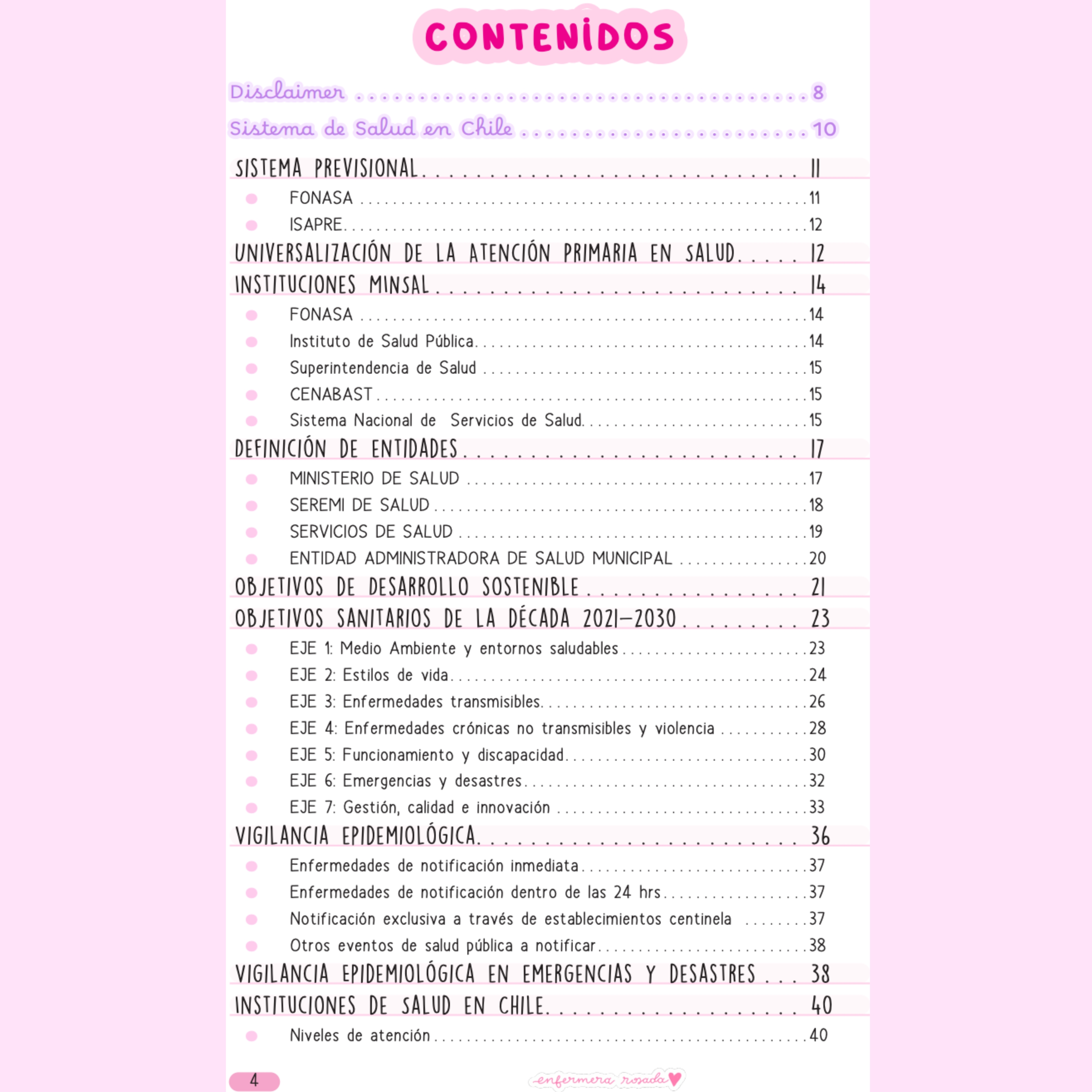 Libreta Examen de Grado — libreta de bolsillo para estudiantes de enfermería | Enfermera Rosada (3)