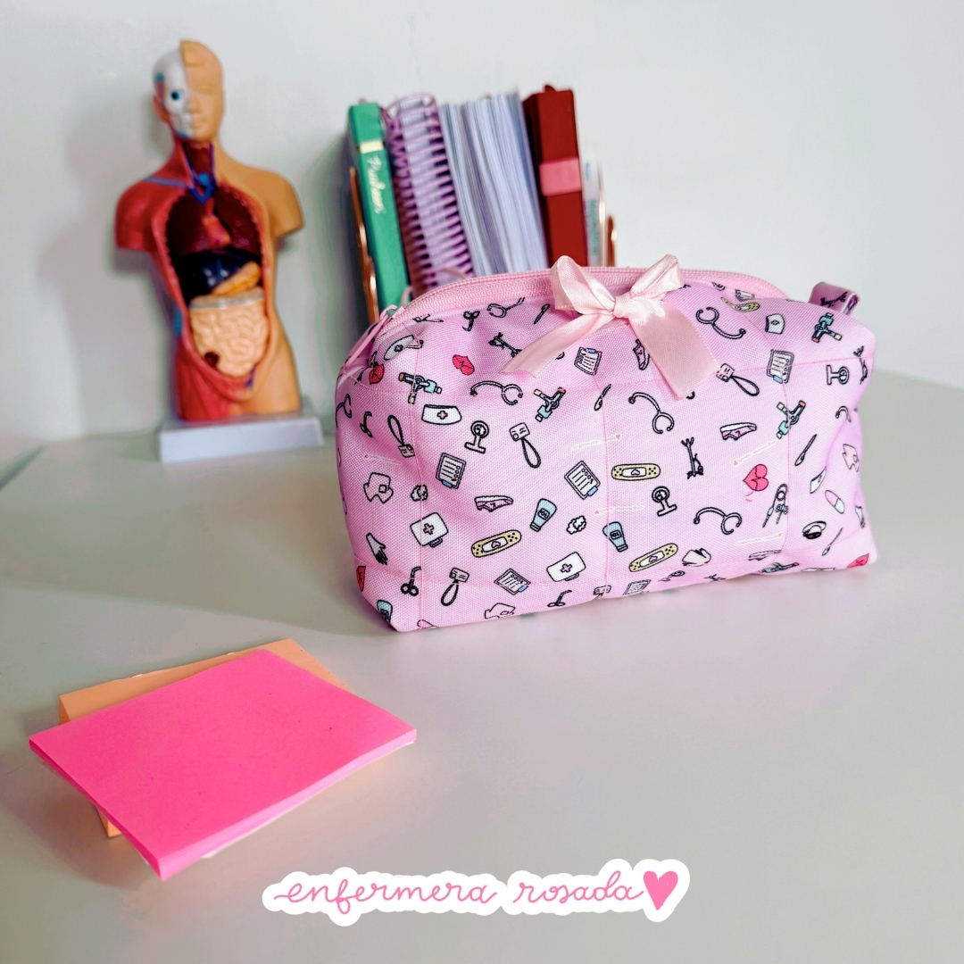 Estuche Organizador — libreta de bolsillo para estudiantes de enfermería | Enfermera Rosada (2)