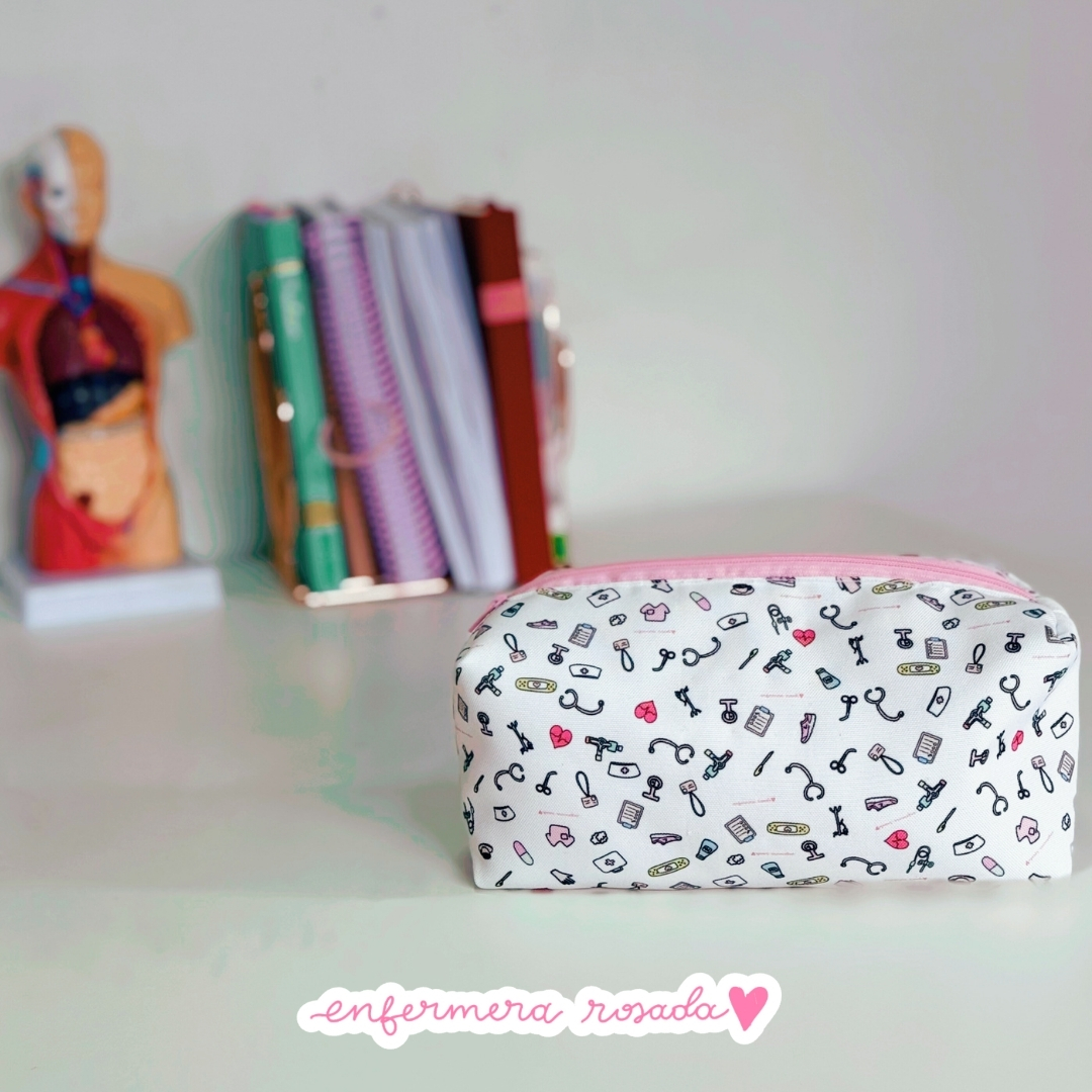 Estuche Organizador — libreta de bolsillo para estudiantes de enfermería | Enfermera Rosada (3)