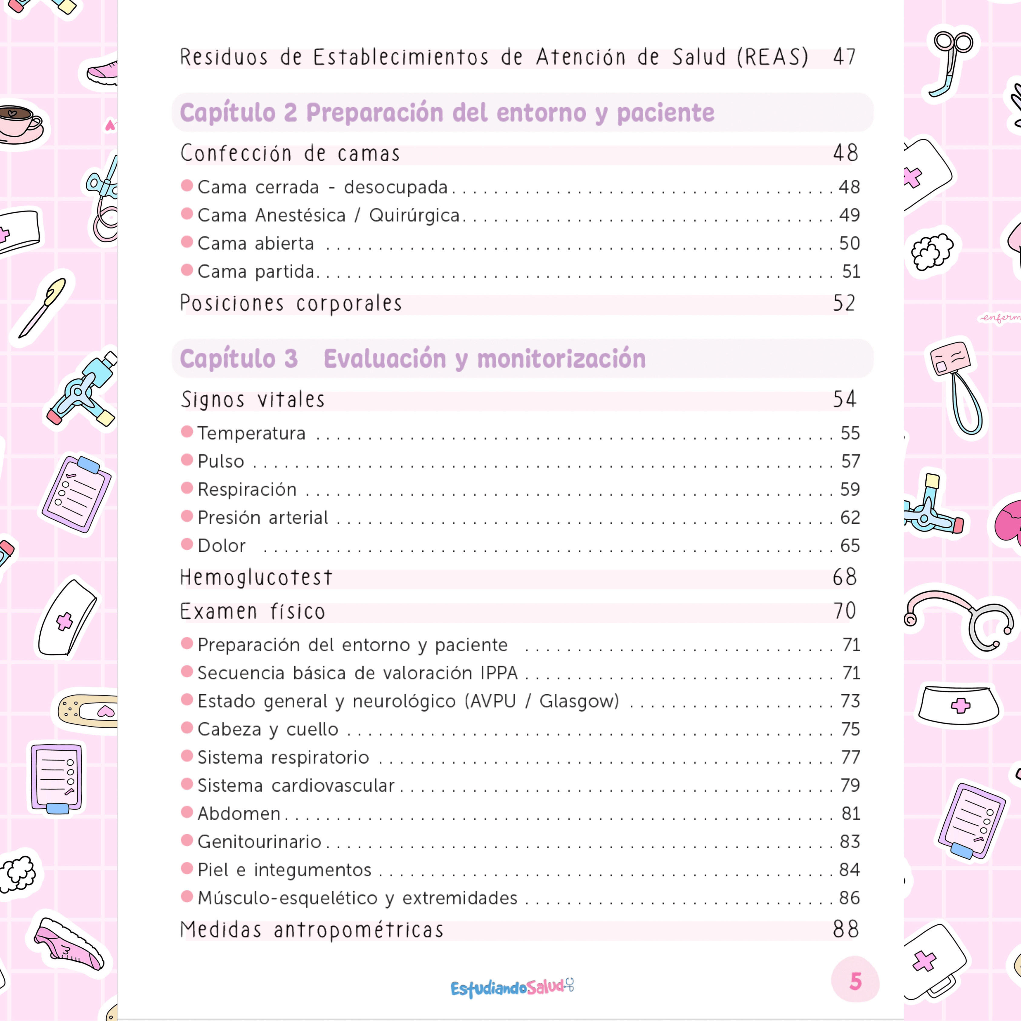 Libreta Prácticas Clínicas — libreta de bolsillo para estudiantes de enfermería | Enfermera Rosada (4)