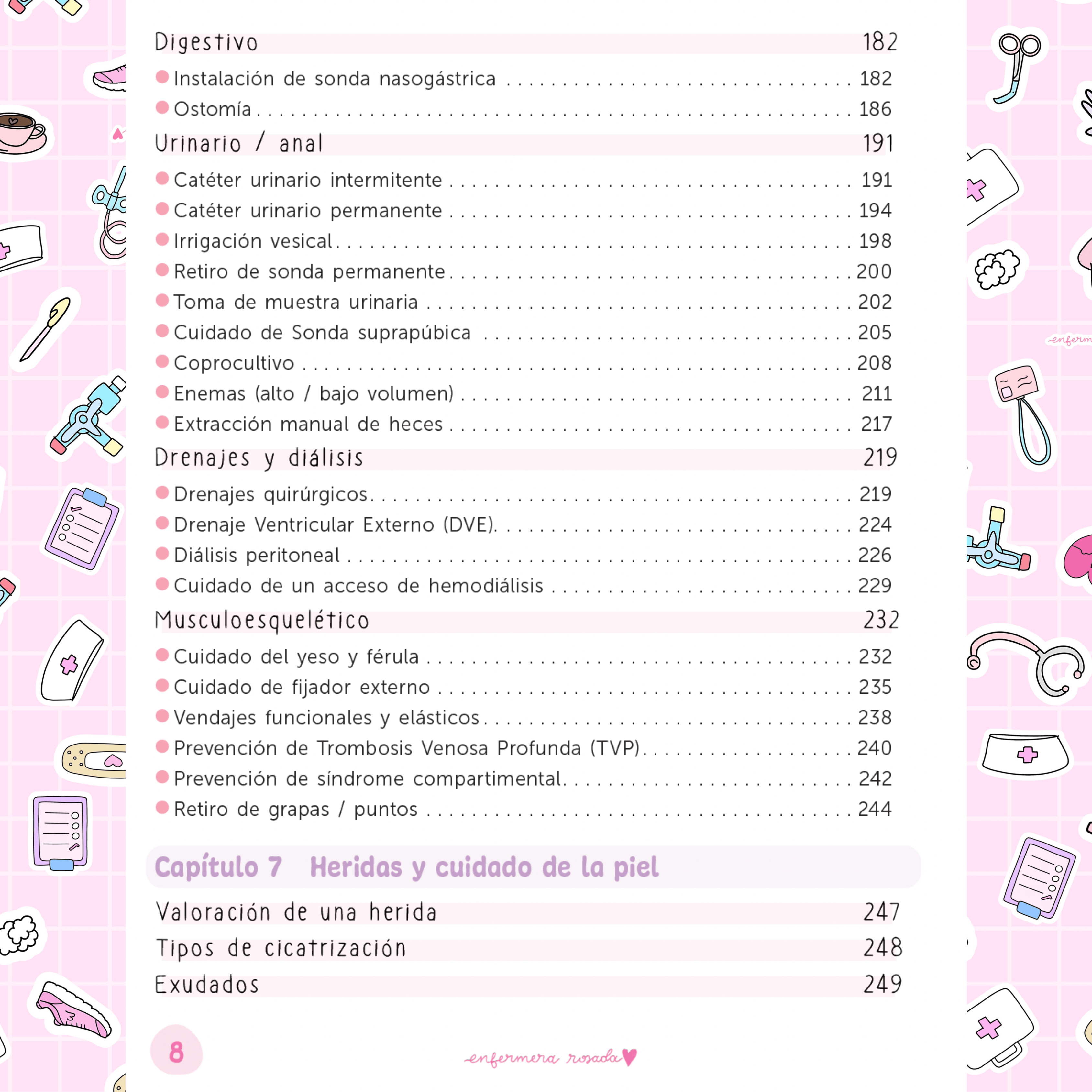 Libreta Prácticas Clínicas — libreta de bolsillo para estudiantes de enfermería | Enfermera Rosada (7)